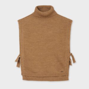 MAYORAL  TWEEN G TAN TURTLENECK PONCHO  $43.23VAT
