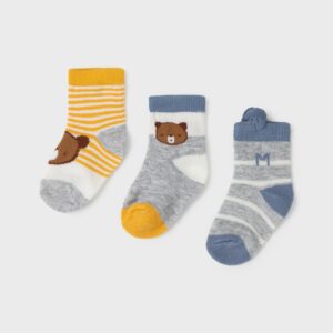 MAYORAL  BABY B  3 PACK ANIMATED SOCKS  $14.45 VAT