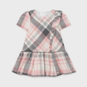 MAYORAL  BABY G PINK PLAID DRESS  $60.56 VAT