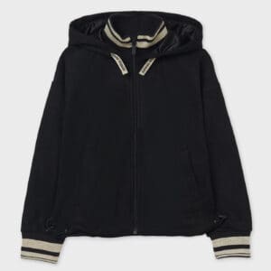 MAYORAL  TWEEN G BLACK HOODED OUTERWEAR  $60.56 VAT