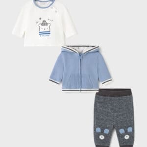 MAYORAL  BABY B  BABY BLUE SWEATSHIRT OUTFIT  $61.24  VAT