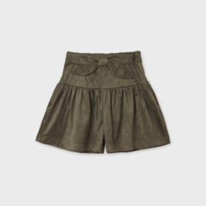 MAYORAL TWEEN G OLIVE GREEN SUEDE SKORT $48.51 VAT