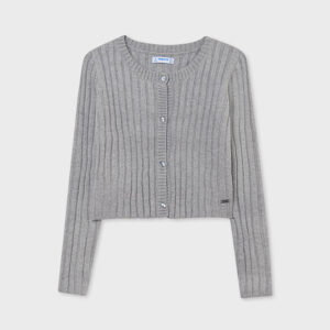 MAYORAL  TWEEN G SILVER TRICOT CARDIGAN  $38.12 VAT