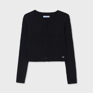 MAYORAL  TWEEN G BLACK TRICOT CARDIGAN  $38.12 VAT