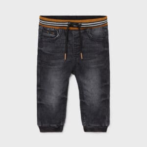 MAYORAL  BABY B BLACK JEANS JOGGER  $38.12 VAT