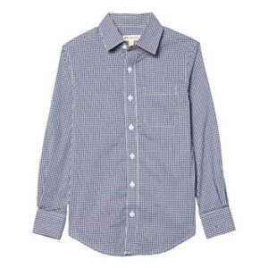 APPAMAN FALL/WINTER BOYS DK NAVY POLO PLAID STANDARD $61.60 VAT