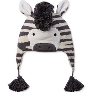 ELEGANT BABY - ZEBRA  AVIATOR  HAT- 12-24M  $31.63 VAT