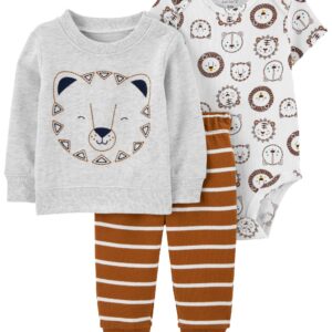 CARTER'S  BABY B GREYBROWN CARDI SET  $32.67 VAT