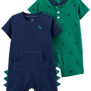CARTER'S  BABY B 2PK 1PC NAVY-DINO  $31.35 VAT
