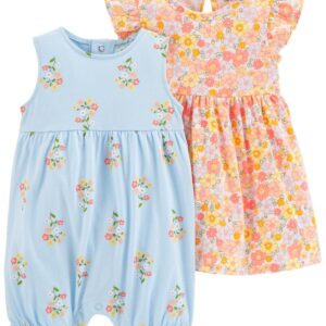 CARTER'S  BABY G 2PK 1PC BLUEMULTI FLORAL  $31.35 VAT