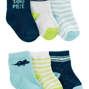 CARTER'S 6 PK BOOTIE DINO $16.17 VAT