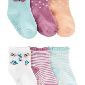 CARTER'S 6 PK BOOTIE BUTTERFLY $16.17 VAT