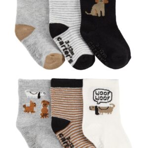 CARTER'S  6 PACK SOCK DOGS $19.47 VAT