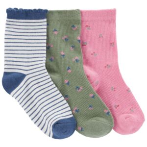 CARTER'S 3 PACK SOCKS FLORAL $12.54 VAT
