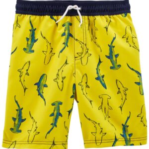 CARTER'S YELLOW SHARK SWIM TRUNK $23.93 VAT