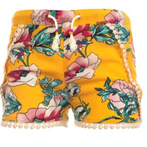 APPAMAN   YELLOW FLOWER TAO SHORTS $72.60 VAT