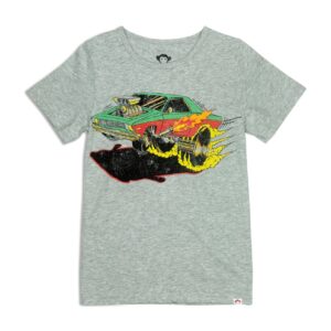 APPAMAN  HEATHER MIST SHORT SLEEVE TEE-MUSCLE CAR  $49.50 VAT