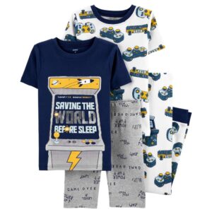 CARTER'S TWEEN B 4PC COTTON GAMER SLEEPWEAR  $41.58 VAT