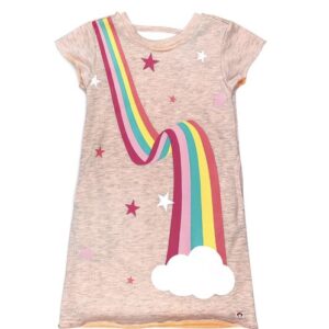 APPAMAN  NOVELTY HEATHER RAYLEE DRESS-LARGE RAINBOW  $75.90 VAT