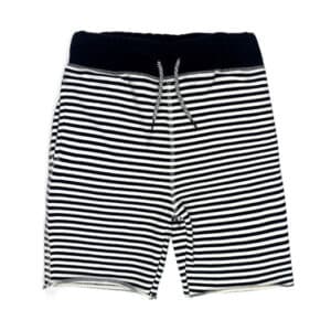 APPAMAN  BLACK/WHITE STRIPE CAMP SHORTS  $51.15 VAT