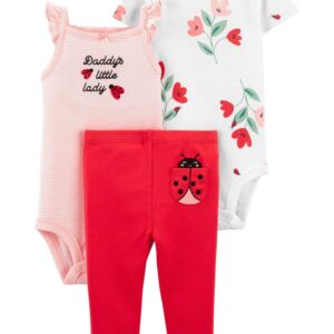 CARTER'S  BABY G 3PC DADDY'S LITTLE LADY! OUTFIT $25.25 VAT
