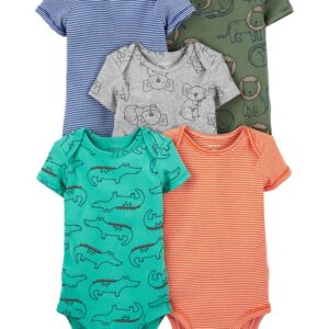 CARTER'S   BABY B 5PK SAFARI BODYSUIT $31.35 VAT
