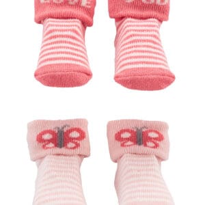 CARTER'S  BABY G 2PK KEEPSAKE BOOTIE- BUTTERFLY  $11.55 VAT