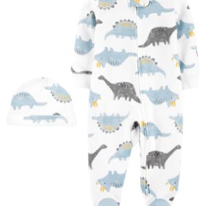 CARTER'S   BABY B 2PC DINO SLEEPN'PLAY SET $17.82 VAT