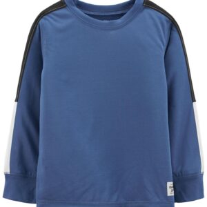 OSHKOSH  TODDLER B BLUE ACTIVE L/S TEE  $22.28 VAT