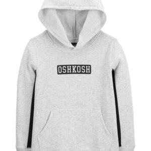 OSHKOSH  TWEEN B HEATHER-GREY LOGO HOODIE  $35.64  VAT