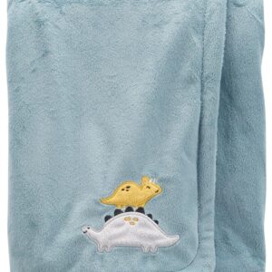 CARTER'S  BABY B BLUE DINO PLUSH COZY BLANKET  $24.20 VAT