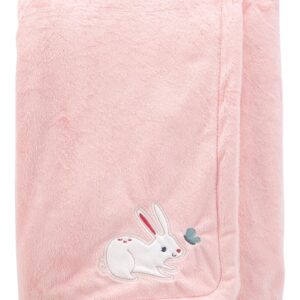 CARTER'S  BABY G PINK RABBIT PLUSH COZY BLANKET  $24.20 VAT