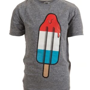 APPAMAN  NAVY HEATHER GRAPHIC S/S TEE POPSICLE  $49.50 VAT