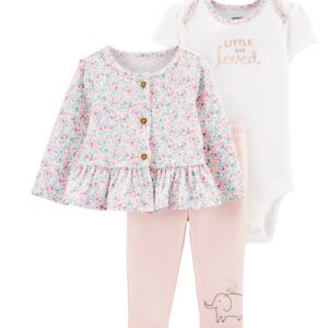 CARTER'S  BABY G  LITTLE AND LOVED CARDI SET  $26.90 VAT