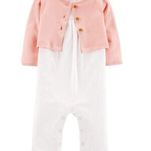 CARTER'S  BABY G PINK CARDI JUMPER SET $26.90 VAT