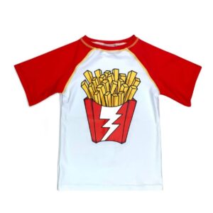 APPAMAN  RED SHORT SLEEVES RASH GUARD  $52.80 VAT