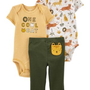 CARTER'S  BABY B 3PC YELLOW-OLIVE SET  $25.25 VAT