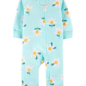 CARTER'S BABY G BLUE DAISY SLEEPN'PLAY $15.84 VAT