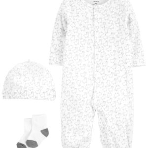 CARTER'S BABY NEUTRAL LAMB TAKEMEHOME SET $24.65 VAT