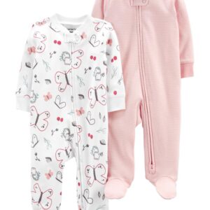 CARTER'S   BABY G 2PK PINK SLEEPN'PLAY $31.35 VAT