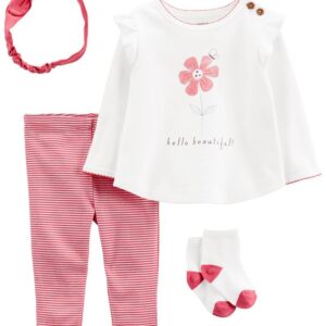 CARTER'S   BABY G 4PC HELLO BEAUTIFUL! SET $26.90 VAT