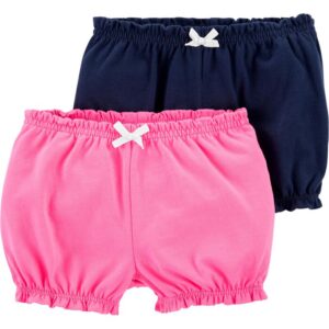 CARTER'S  BABY G 2PK PINK-NAVY SHORTS  $21.62 VAT