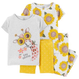 CARTER'S  BABY G  4PC SUNFLOWER SLEEPWEAR  $36.63 VAT
