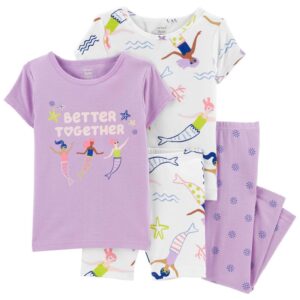 CARTER'S  BABY G  4PC MERMAID SLEEPWEAR  $36.63 VAT
