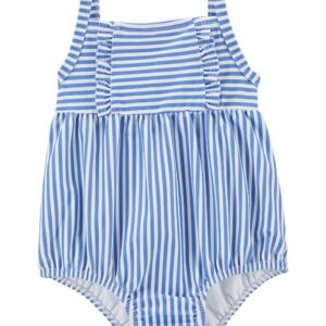 CARTER'S  BABY G BLUE STRIPE 1PC SWIMWEAR  $27.39 VAT
