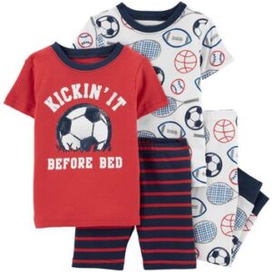 CARTER'S  TODDLER B 4 PC SPORTS SLEEPWEAR  $36.63 VAT
