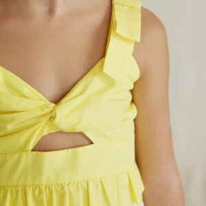 ABEL & LULA  TWEEN G YELLOW POPLIN TOP  $56.43 VAT