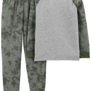 CARTER'S   B  2PC OLIVE-GREY POLY SLEEPWEAR   $31.19 VAT