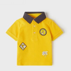 MAYORAL  BABY B S/S EMBROIDED POLO SHIRT $32.01 VAT