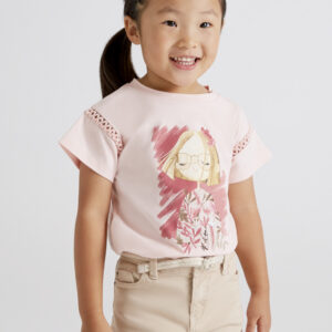 MAYORAL   GIRL BASIC TWILL SHORTS  W/BELT  $37.29  VAT